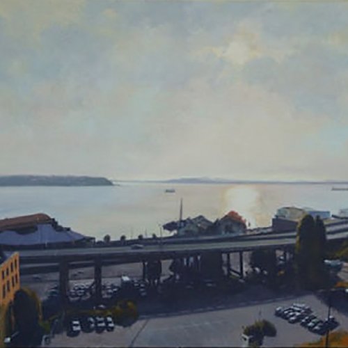 99 (Elliott Bay), oil on canvas, 44 x 54 inches, copyright ©1985