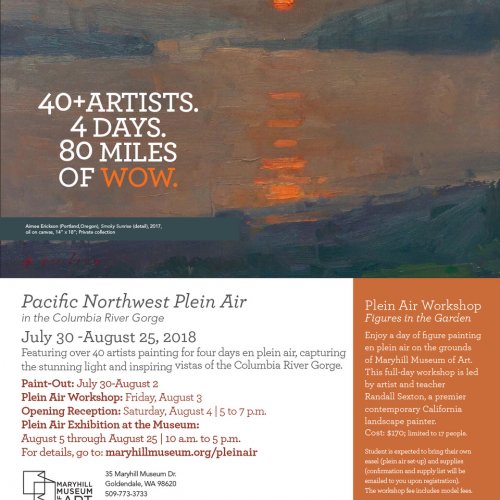 Pacific Northwest Plein Air 2018 Maryhill Museum card