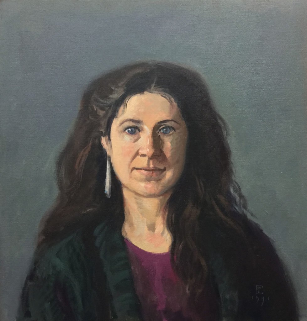Christel I, oil on canvas, 23 x 22 inches, copyright ©1991