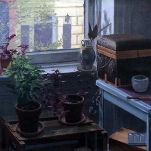 NYC Still Life, oil on canvas, size unknown, copyright ©1979
