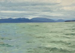 PUGET SOUND, oil on canvas, 11 x 15.5 inches, copyright ©1990, $950.00