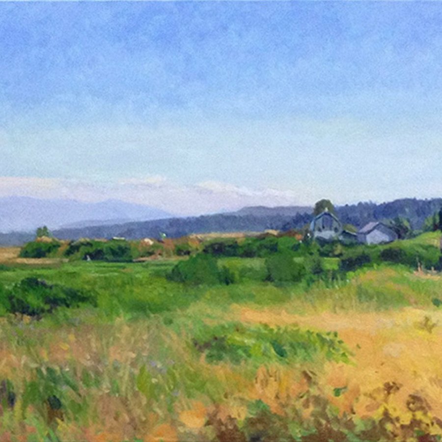Lowell Larimer Road II, oil on canvas, 30 x 40 inches, copyright ©2012