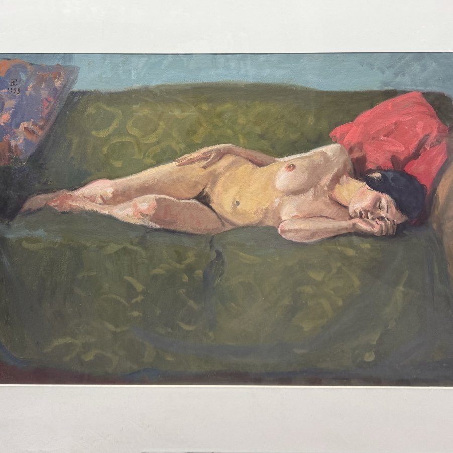 MOON, oil on prepared paper, image approximately 20 x 30 inches, copyright ©1993