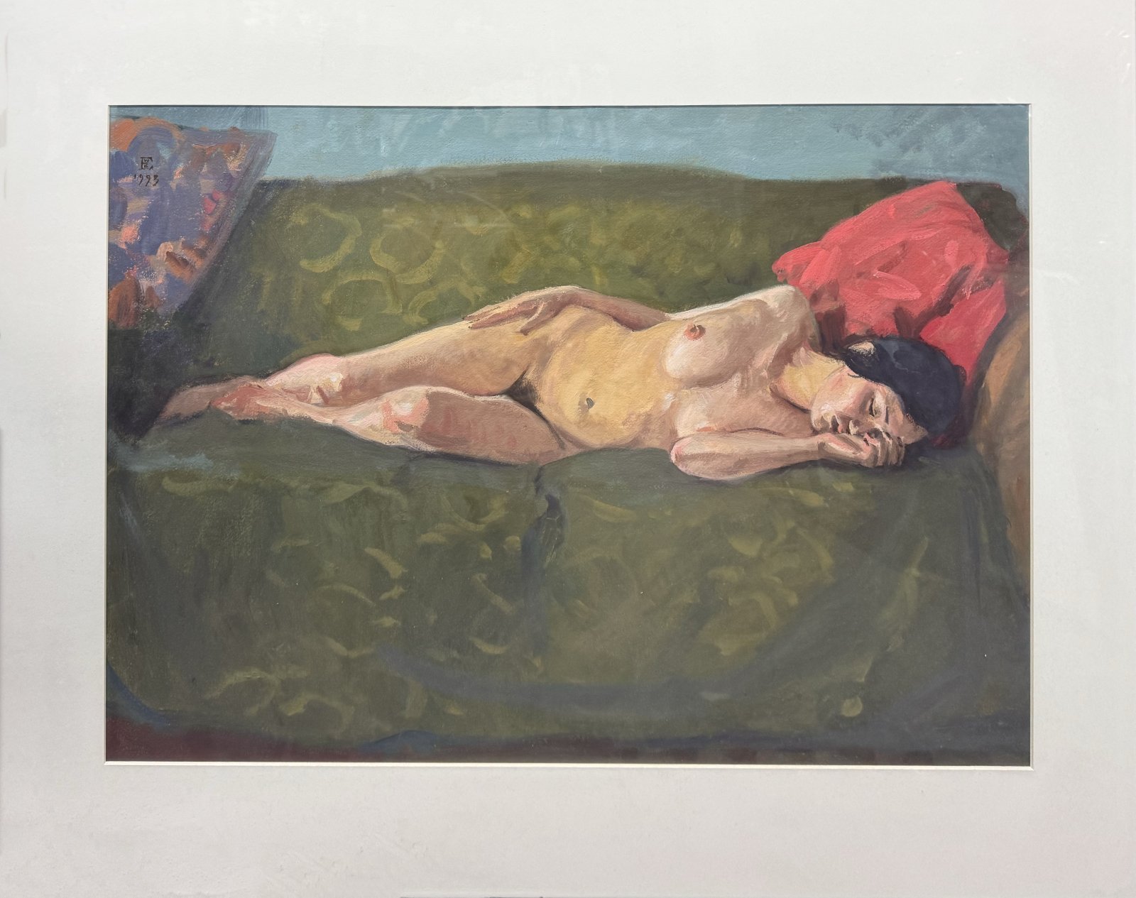 MOON, oil on prepared paper, image approximately 20 x 30 inches, copyright ©1993