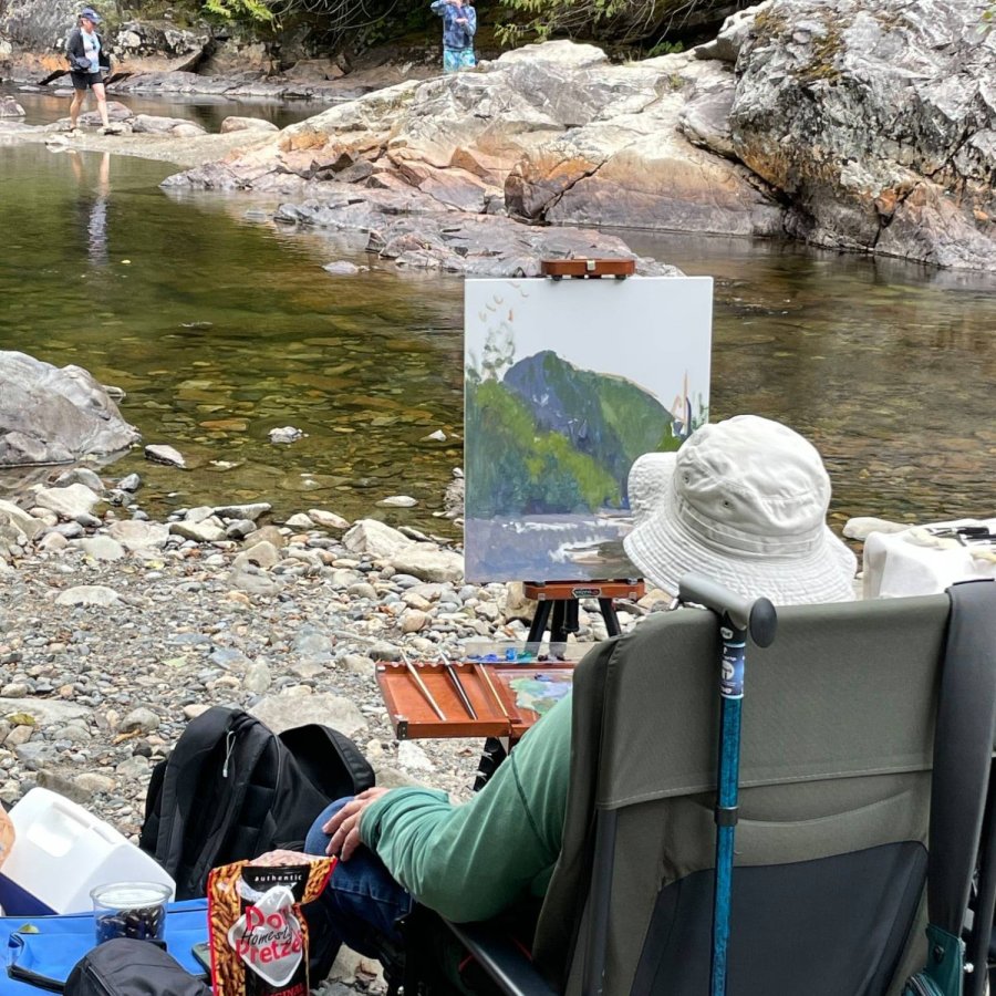 Working on Olallie Study.