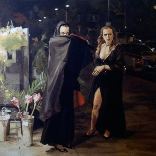 Broadway Vampires, oil on canvas, 63 x 68 inches, copyright ©1989