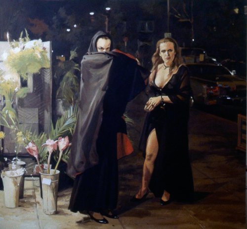 Broadway Vampires, oil on canvas, 63 x 68 inches, copyright ©1989