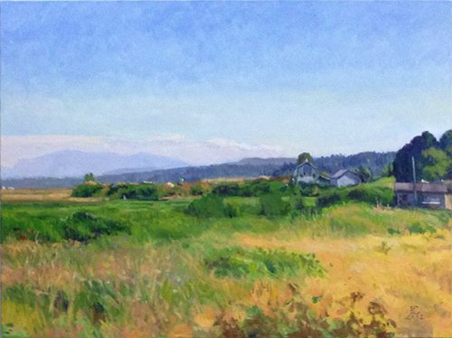 Lowell Larimer Road II, oil on canvas, 30 x 40 inches, copyright ©2012