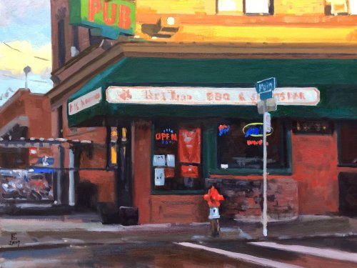 My Old Haunt 2, oil on panel, 18 x 24 inches, copyright ©2019