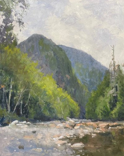 Olallie Study, oil on panel, 20 x 16 inches, copyright ©2021