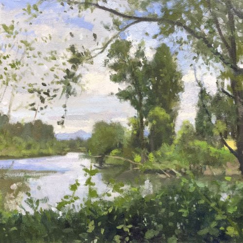 Rotary Park, oil on canvas, 18 x 24 inches, ©2018