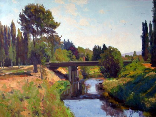 Marymoor Park, oil on canvas, 30 x 40 inches, copyright ©2003