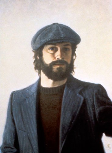 Self Portrait, NYC, oil on canvas, 24X18 inches, copyright ©1979