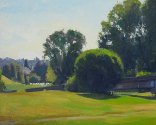 Opening Day, oil on canvas, 16 x 20 inches, copyright ©1994