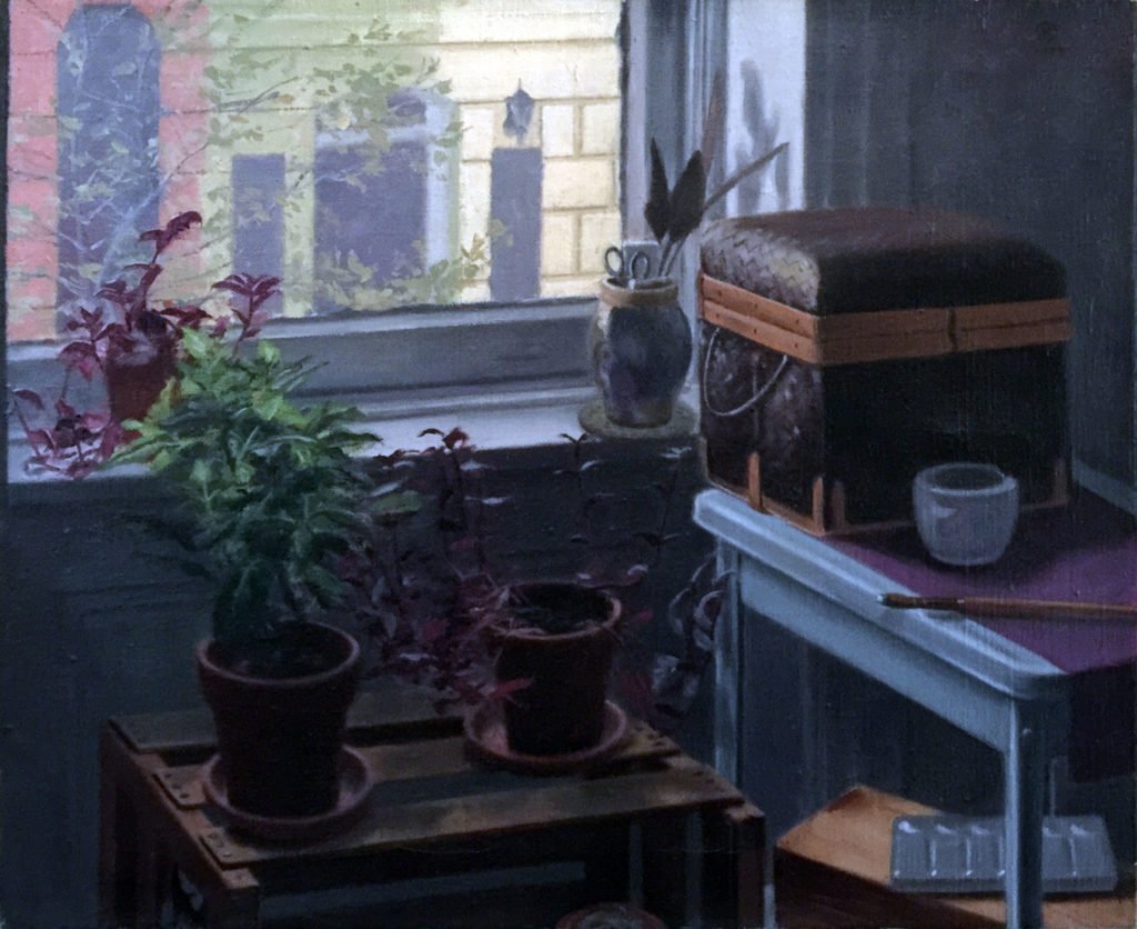 NYC Still Life, oil on canvas, size unknown, copyright ©1979