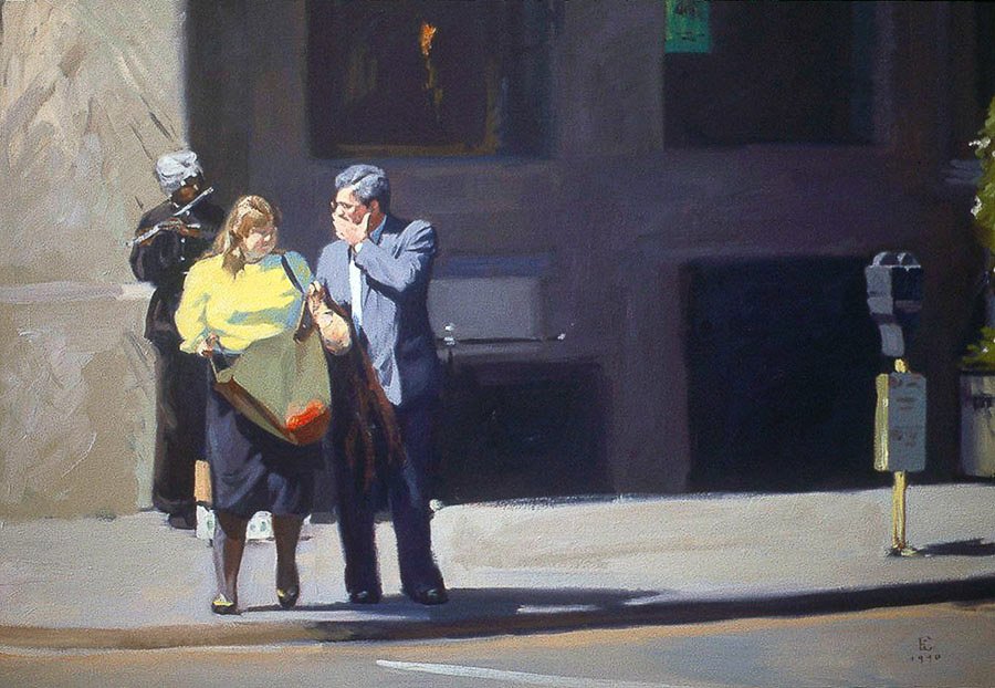 A Confidence, oil on canvas, 28 X 40 inches, copyright ©1992, $5,000