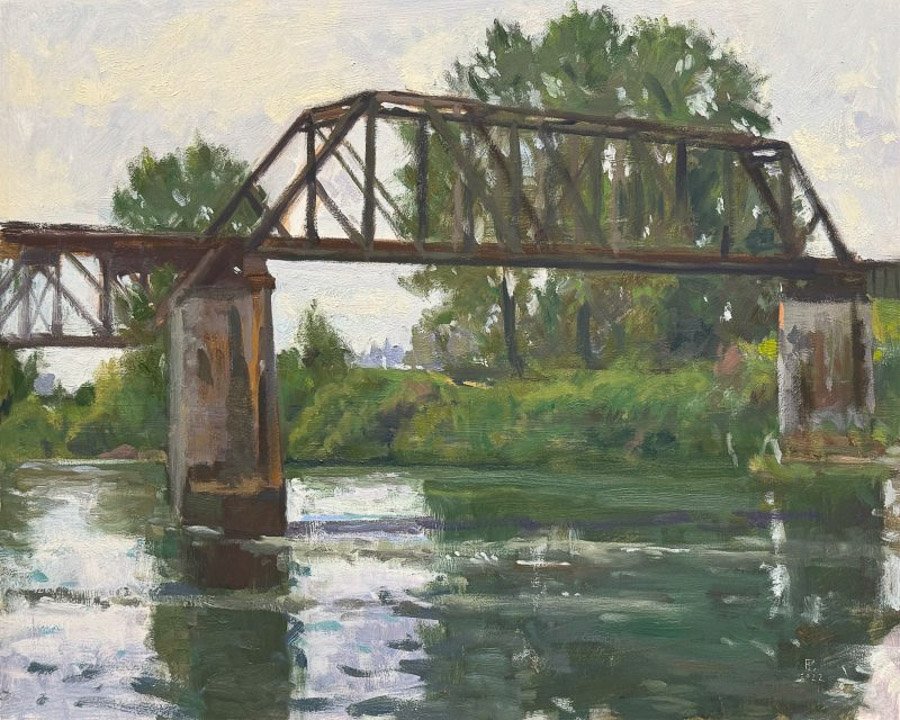 CADY PARK 2, oil on canvas, 16 x 20 inches, copyright ©2022, $2,500.00