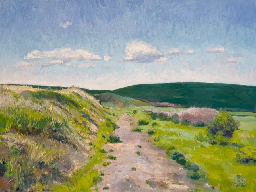 TERRITORIAL WASHINGTON, oil on linen, 36 x 48 inches, copyright ©2023, $6,400.00