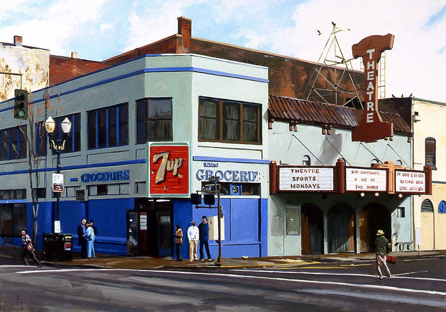 Fortified Wine, oil on canvas, 46 X 66 inches, copyright ©1991