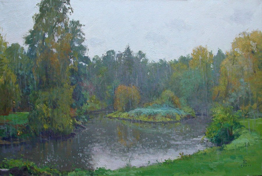 I Wish It Would Rain, oil on canvas, 24 X 36 inches, copyright ©2001